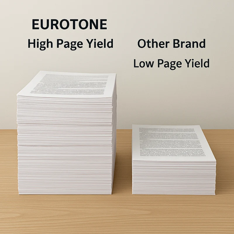 Eurotone navultoner voor Triumph-Adler TK550Y – Geel