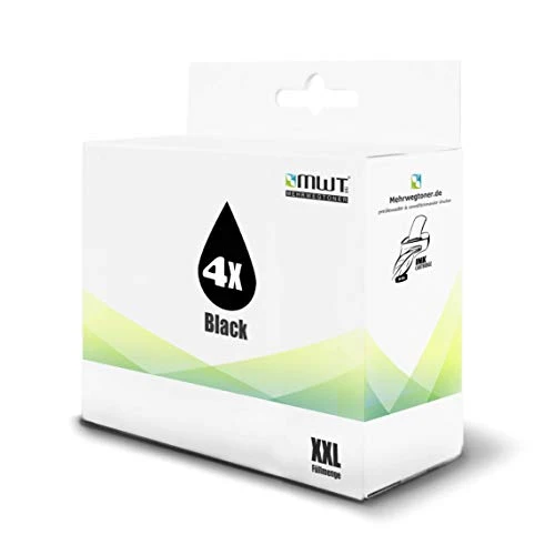 4x Kraft Office Supplies ink cartridge for Canon PGI2500 – Black – for Canon Maxify iB 4000 Series, Canon Maxify iB 4050