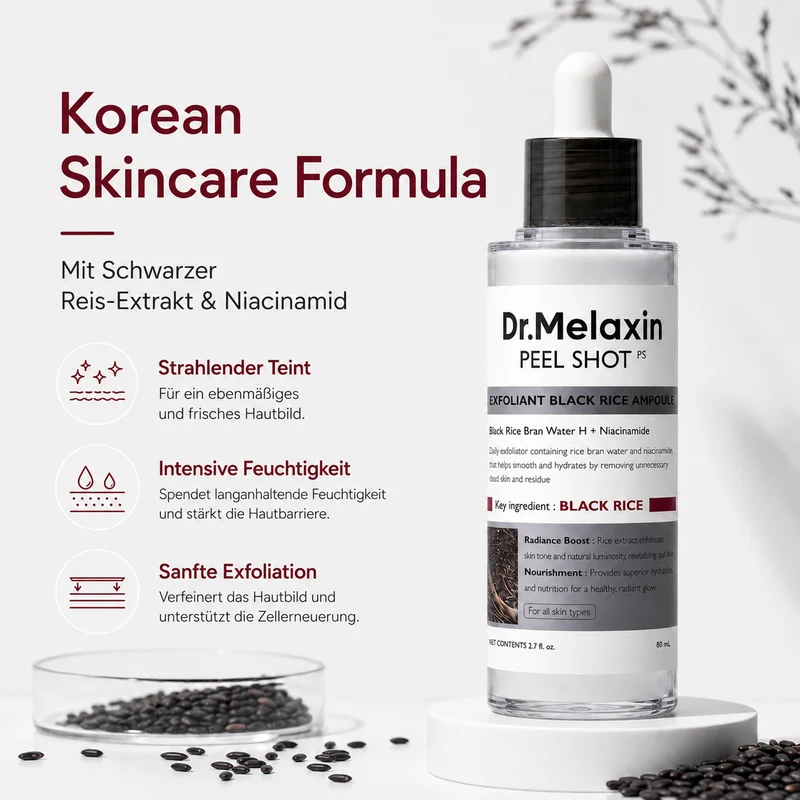 Peel Shot – Black Rice Porenpflege Serum | Koren Skincare