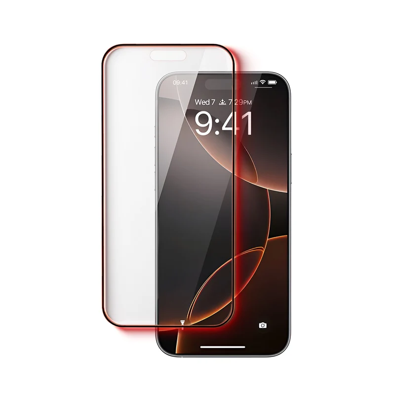 NightShield Pro – Rotlicht-Filter Panzerglas (Blaulicht-Reduktion) für iPhone 15/16/17