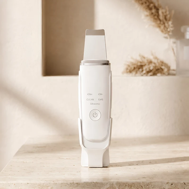 GLOWA Pure – 4-in-1 Ultraschall Gesichtsreiniger mit EMS Lifting & LED-Lichttherapie