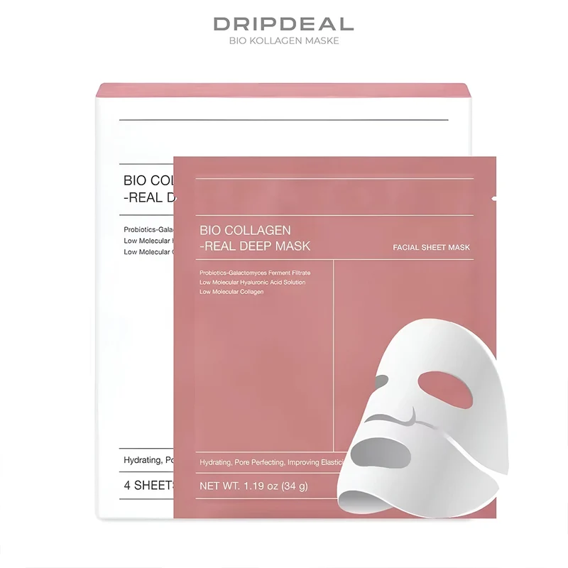 Bio-Kollagen Gesichtsmaske – Intensive Feuchtigkeit & Anti-Aging Pflege