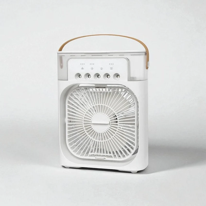 3-in-1 Luftkühler mit Sprühnebel & Timer – Ultraleiser Ventilator mit Wasserkühlung