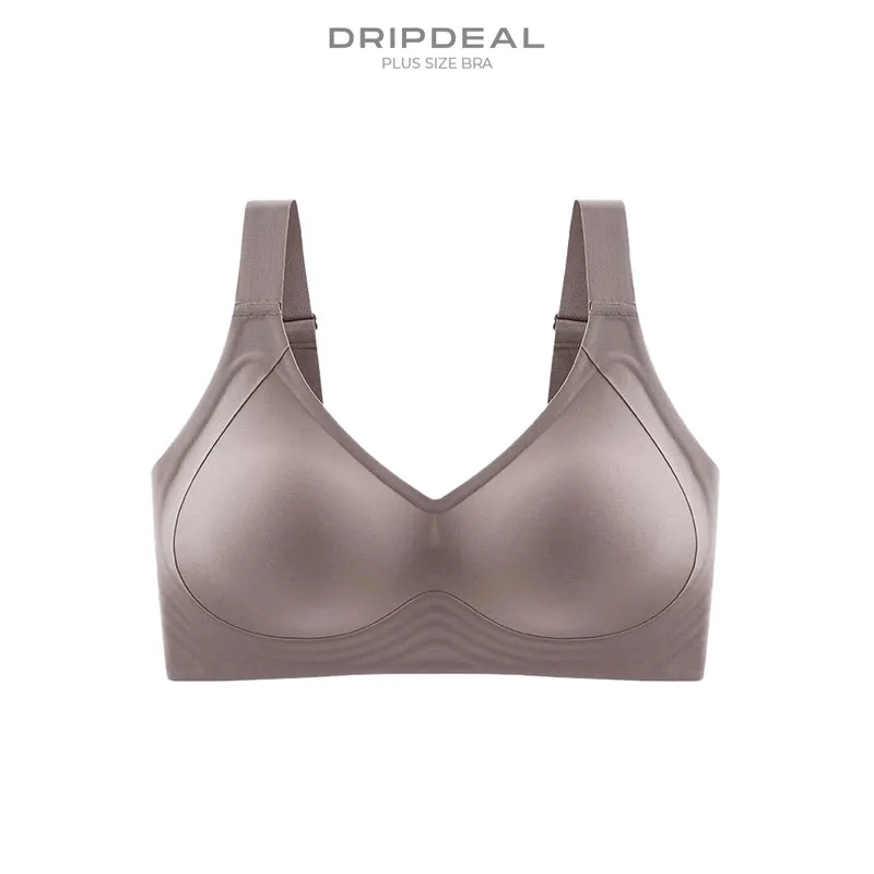 Dripdeal Plus Size Bra - Nahtloser Große Größen BH ohne Bügel