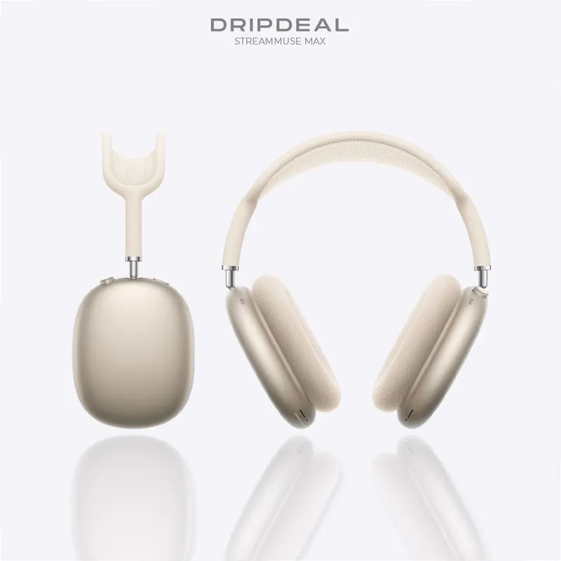 StreamMuse Max Neue Generation – Over-Ear Bluetooth Kopfhörer mit ANC