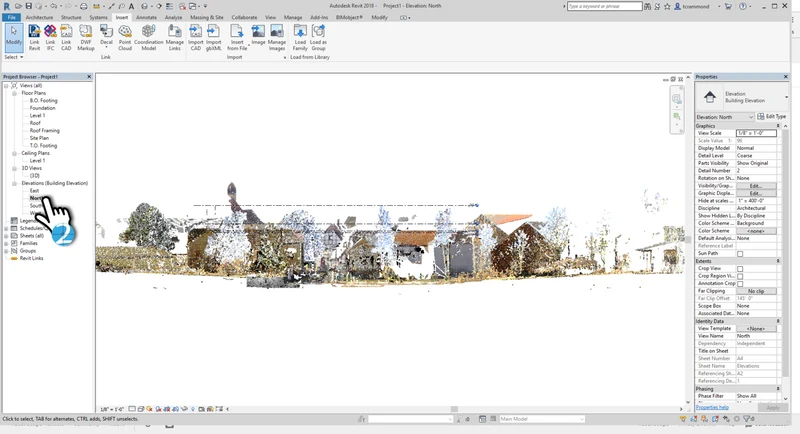 REVIT Punktwolken Schulung
