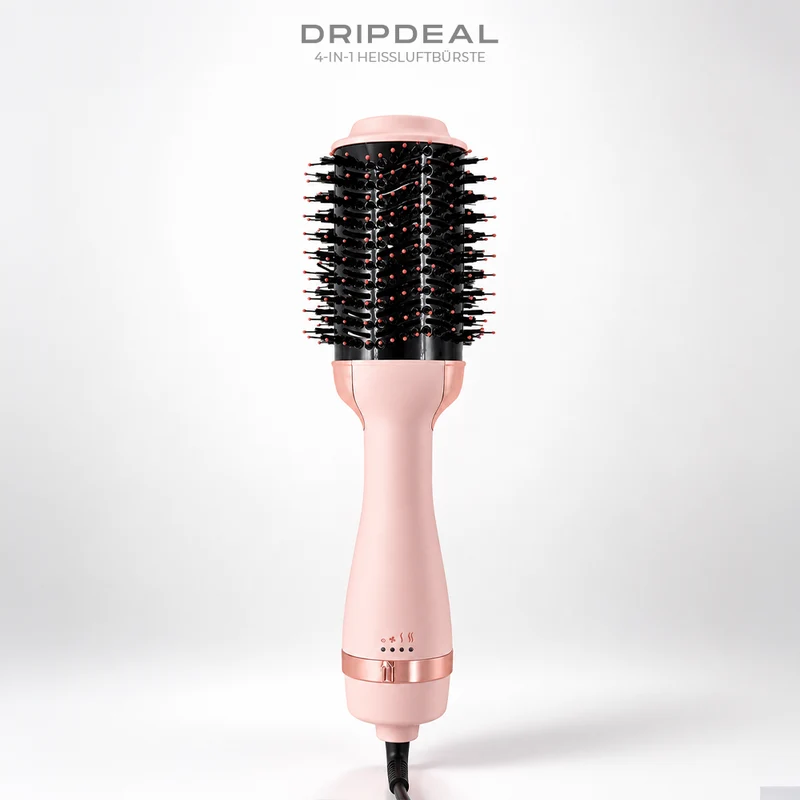 4-in-1 Heißluftbürste Dripdeal | Glänzendes Haar & Volumen in Minuten