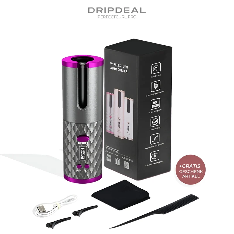 PerfectCurl - Vollautomatischer Lockenwickler | Perfekte Locken auf Knopfdruck