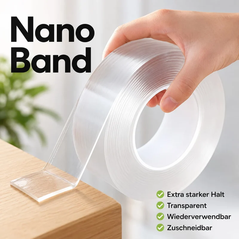 Nano Band Doppelseitiges Klebeband von Dripdeal