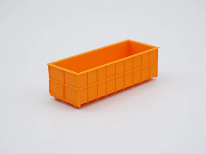 Abrollcontainer Höhe 22mm - Spur H0 - 75mm - Farbe: Orange