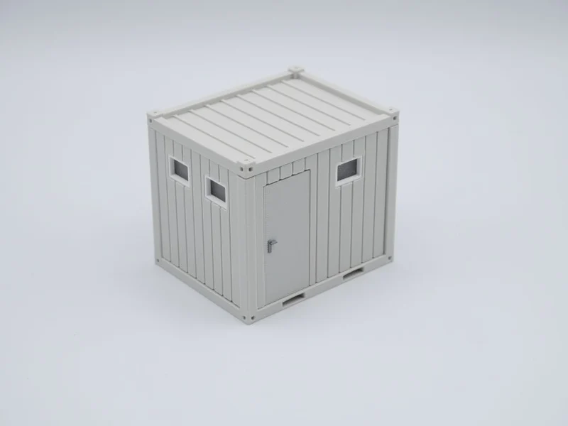 Sanitärcontainer 10ft - Maßstab 1:50 - Farbe: Lichtgrau