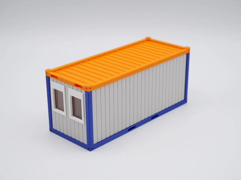 Bürocontainer Typ 1 - Baucontainer - Maßstab 1:50 - Farbe: Sonderedition