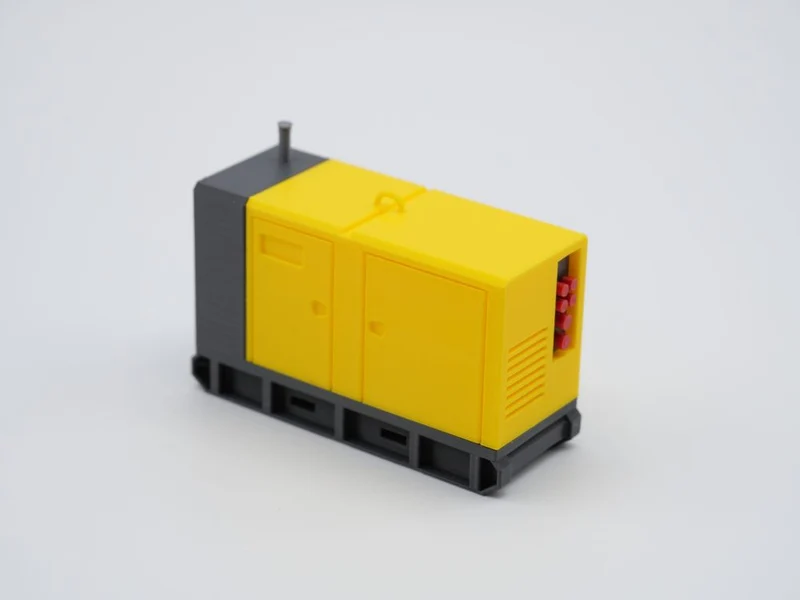 Stromerzeuger - Stromaggregat - Stromgenerator - Maßstab 1:50