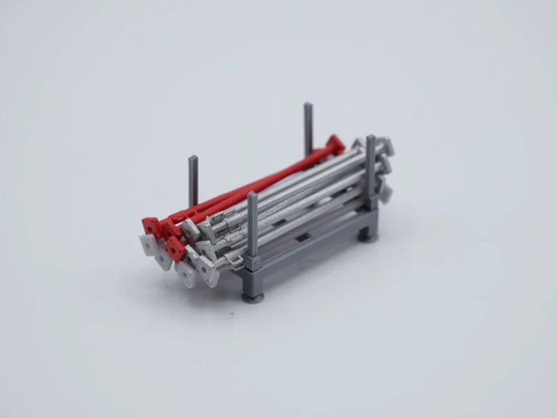 Deckenstützen mit Transportgestell - Maßstab 1:50