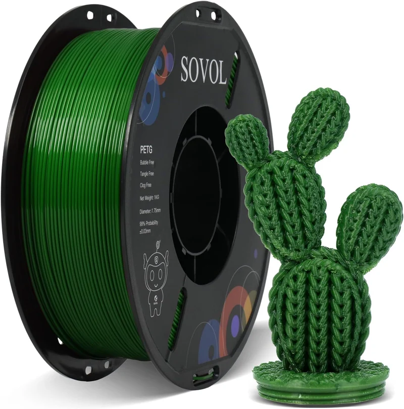 Sovol Green PETG 3D Printer Filament