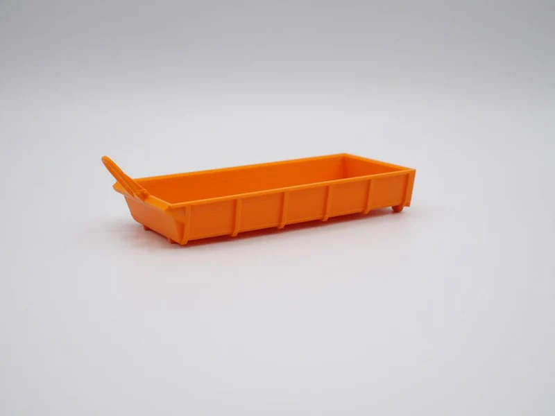 Abrollcontainer 7,2m³- ineinander stapelbar - Maßstab 1:50