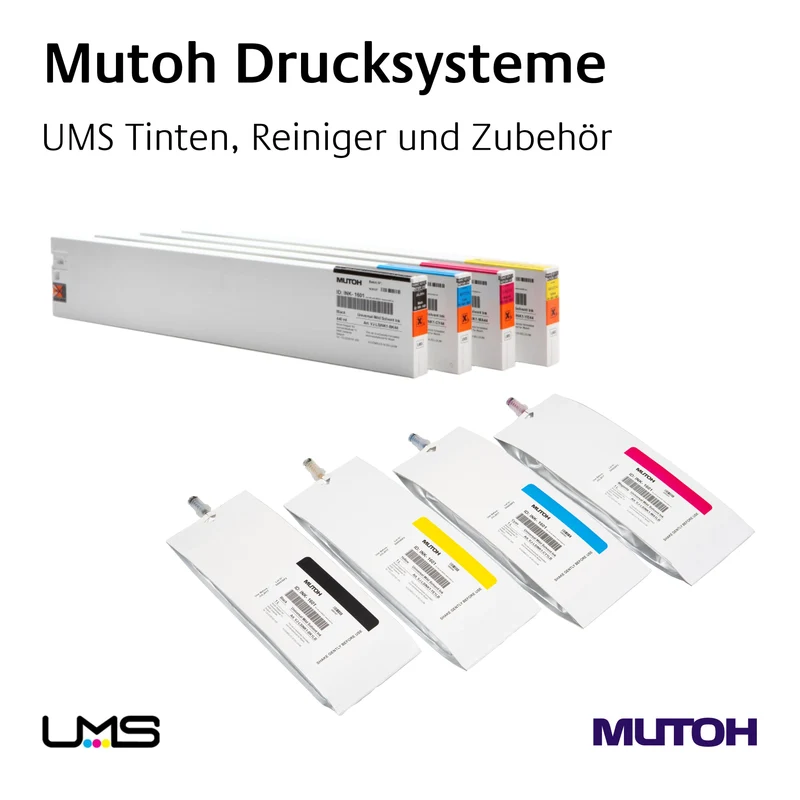 Mutoh - UMS-Tinte, Reiniger & Zubehör