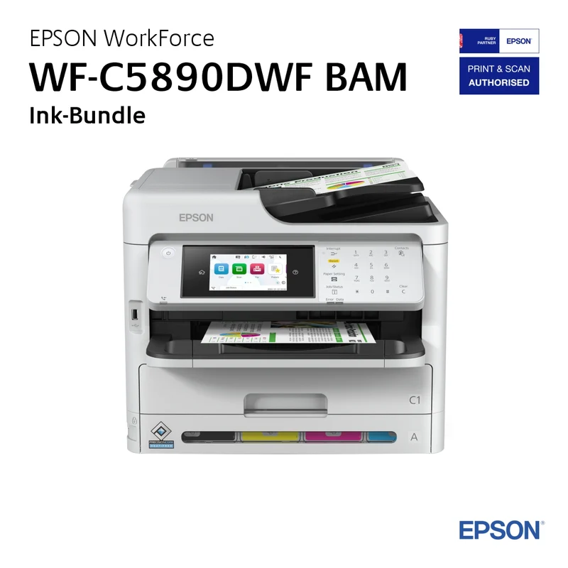 EPSON WorkForce Pro WF-C5890DWF BAM - Ink-Bundle