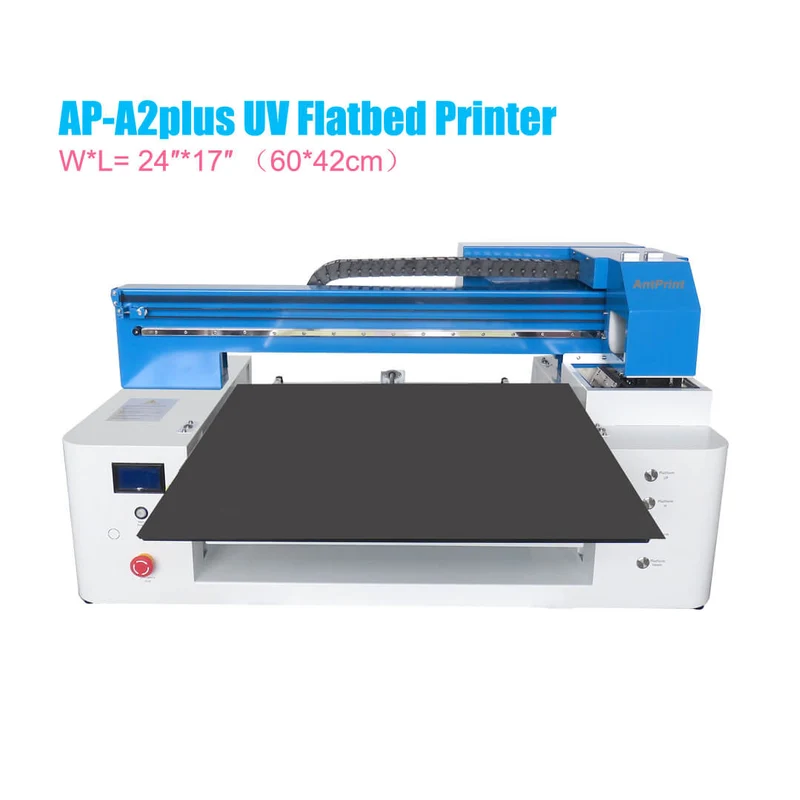 Mittelformatiger 24-Zoll-UV-Flachbettdrucker für alle Materialien
