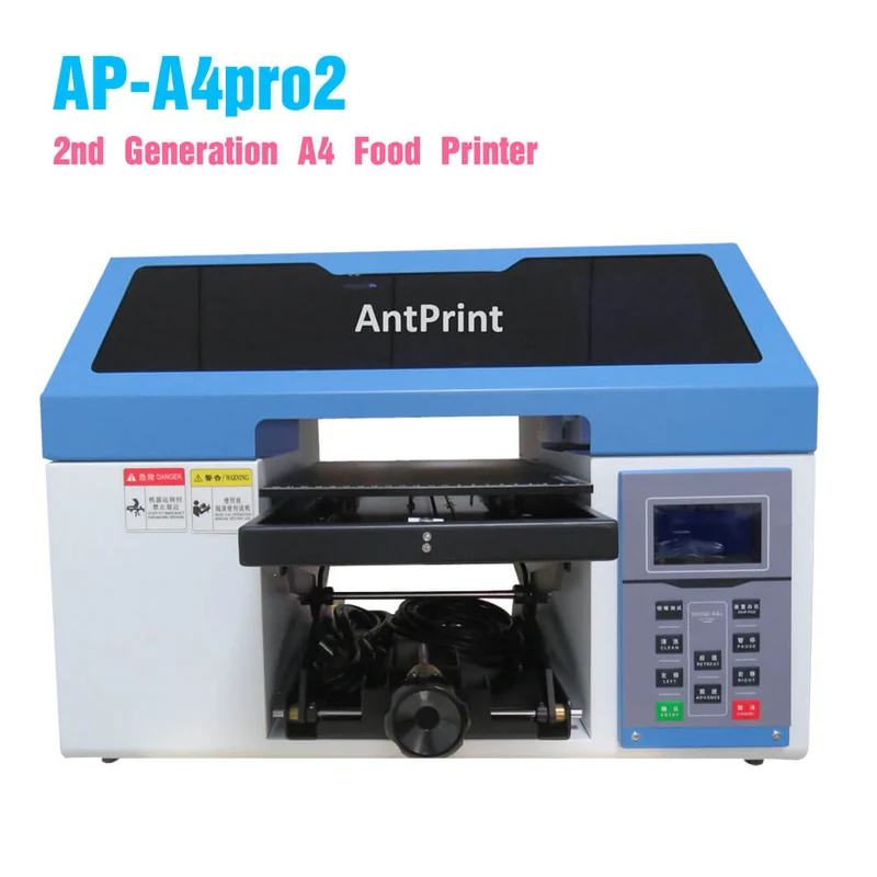Neuer A2-Drucker für essbare Lebensmittel der 4. Generation für Macaron-Schokoladenkuchen usw.