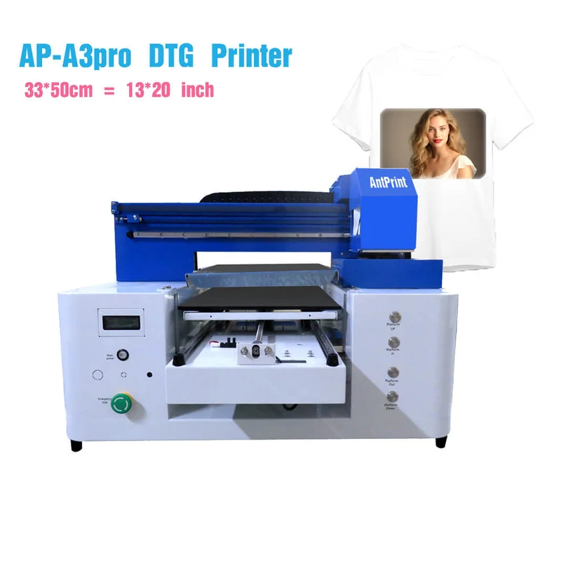 Einzeldruckkopf-T-Shirt-Drucker im A3-Format