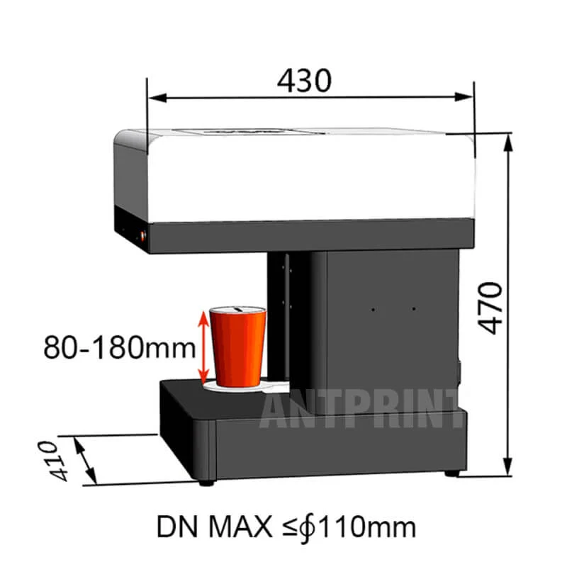 Kaffeedrucker Direkt zur Kaffee-Kunstdruckmaschine | Antprint