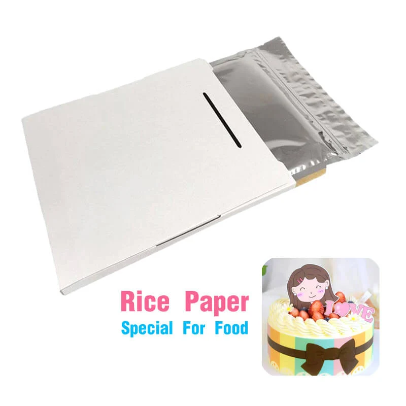Essbares Reispapier für Kuchen, Zucker, Schokoladendekorationen | AntPrint
