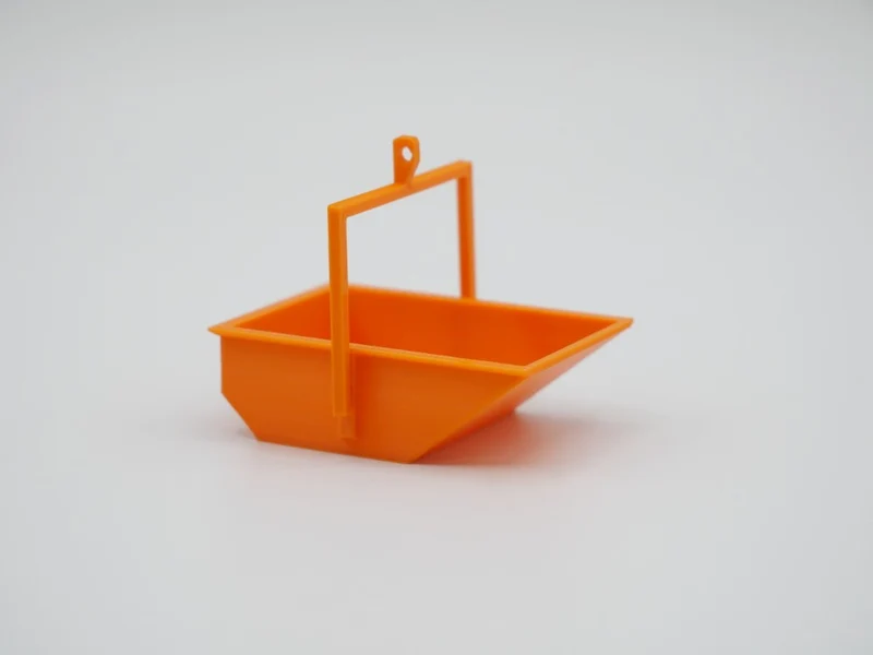 Aushubmulde / Schuttmulde / Kippmulde - Maßstab 1:50 - Orange