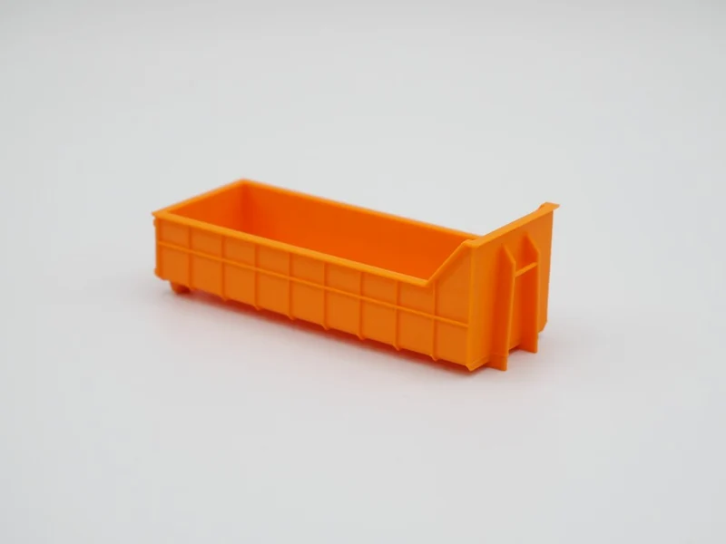 Abrollcontainer Abrollmulde - halbhoch Variante 2 - Spur H0 - 75mm