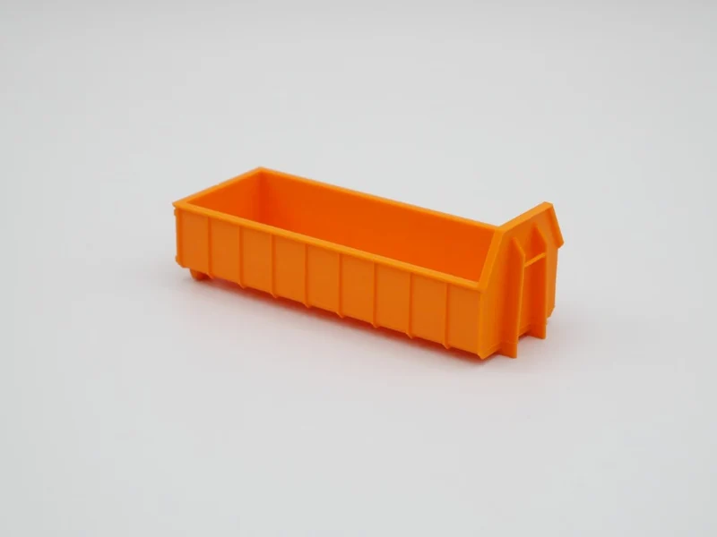 Abrollcontainer Abrollmulde - halbhoch Variante 1 - Spur H0 - 75mm