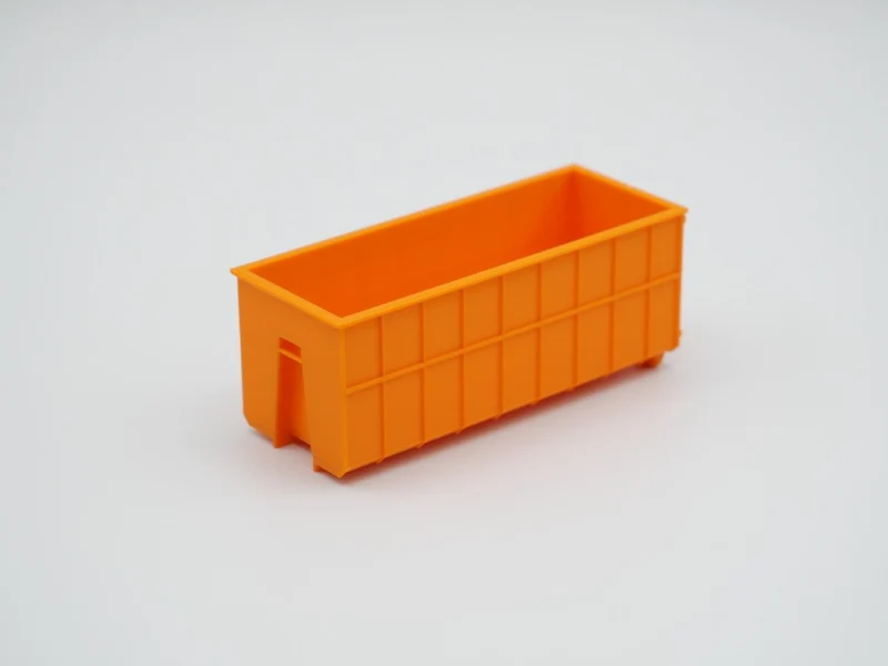 Abrollcontainer Abrollmulde - Spur H0 - 75mm - Farbe: Orange