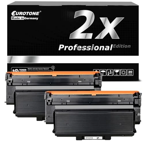 2 картриджа с тонером ET, совместимые с HP W1331A – черные – для HP Laser 408 dn, HP Laser MFP 432 fdn