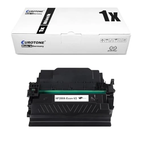 Puce Eurotone compatible avec HP CF289X – Noire – pour HP LaserJet Enterprise Flow MFP M 528 c, série HP LaserJet Enterprise Flow MFP M 528