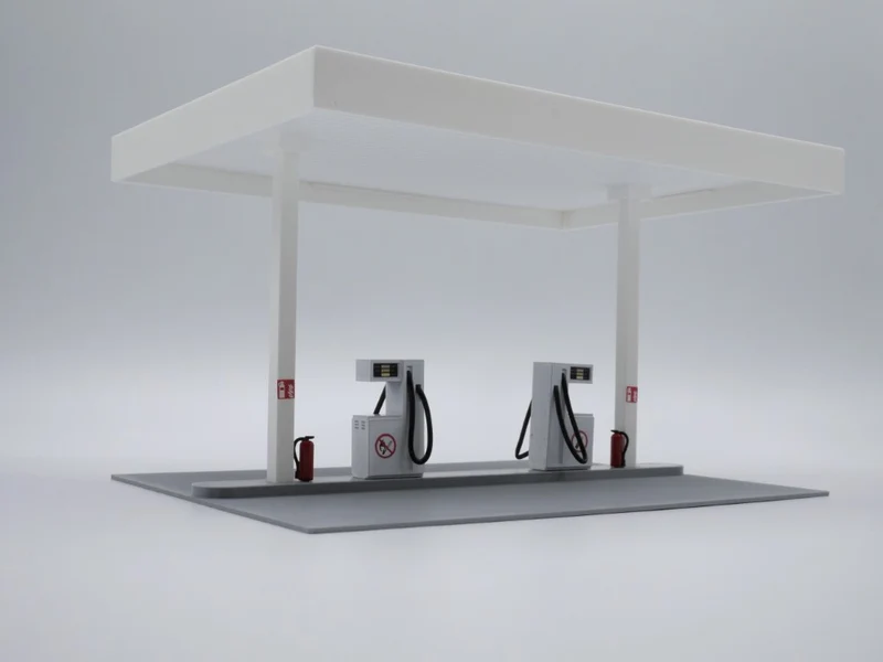 Tankstelle - Maßstab 1:50 - Bausatz