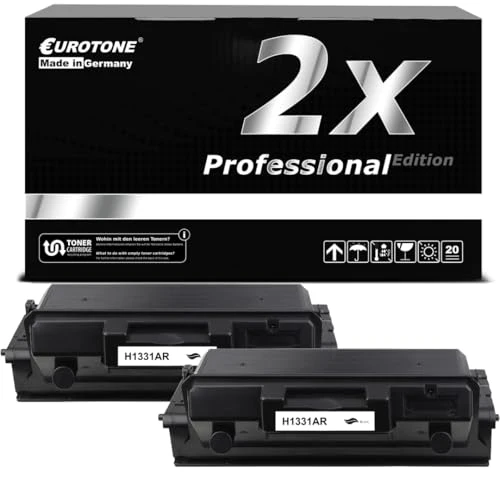 2 картриджа с тонером ET, совместимые с HP W1331 – черные – для HP Laser 408 dn, HP Laser MFP 432 fdn