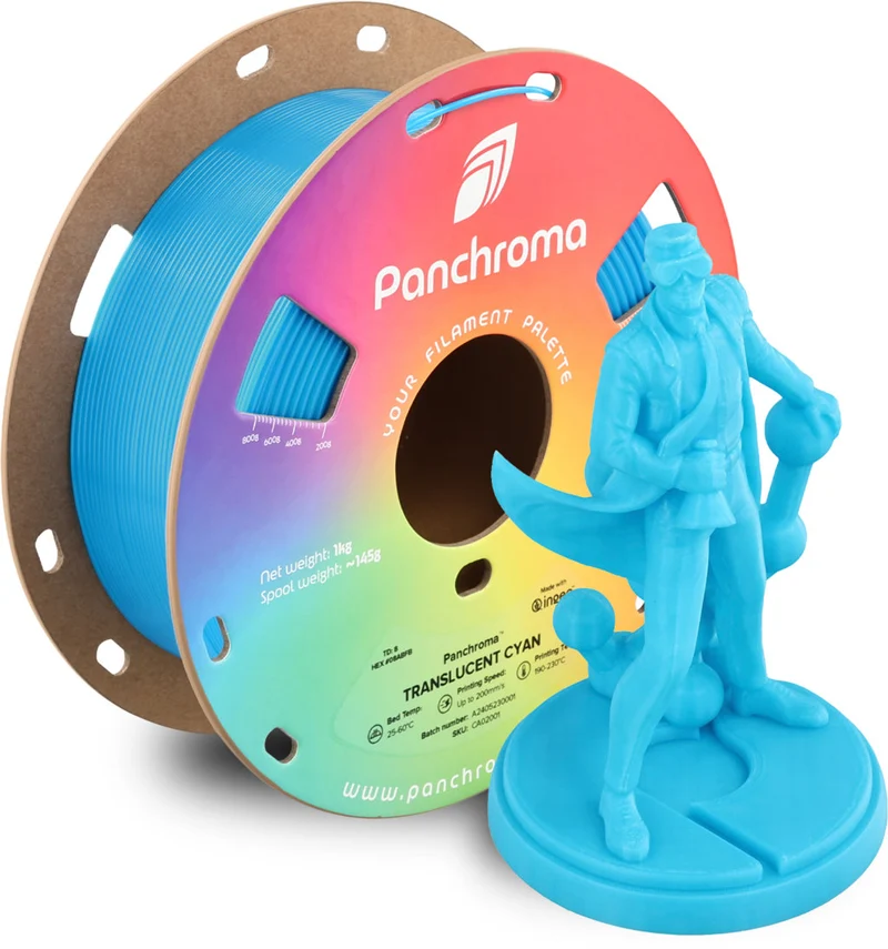 Polymaker Panchroma™ PLA Translucent 1,75 mm 1000g