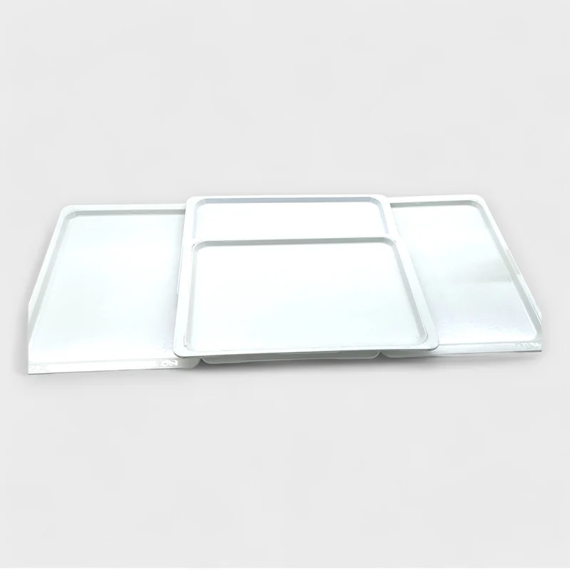 5-er Set Poly Classic Gastro Tablett 53 x 37 cm mit Stabelbox // Gebraucht