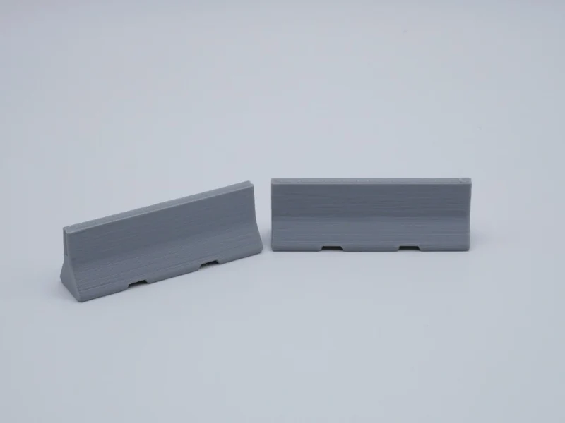 Betonschutzwand / Betonleitwand - Maßstab 1:50 - Länge 50mm - 10 Stück