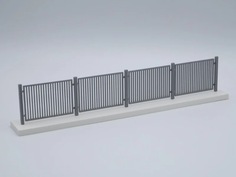 Industriezaun Fabrikzaun - Maßstab 1:50 - Gesamtlänge 45cm