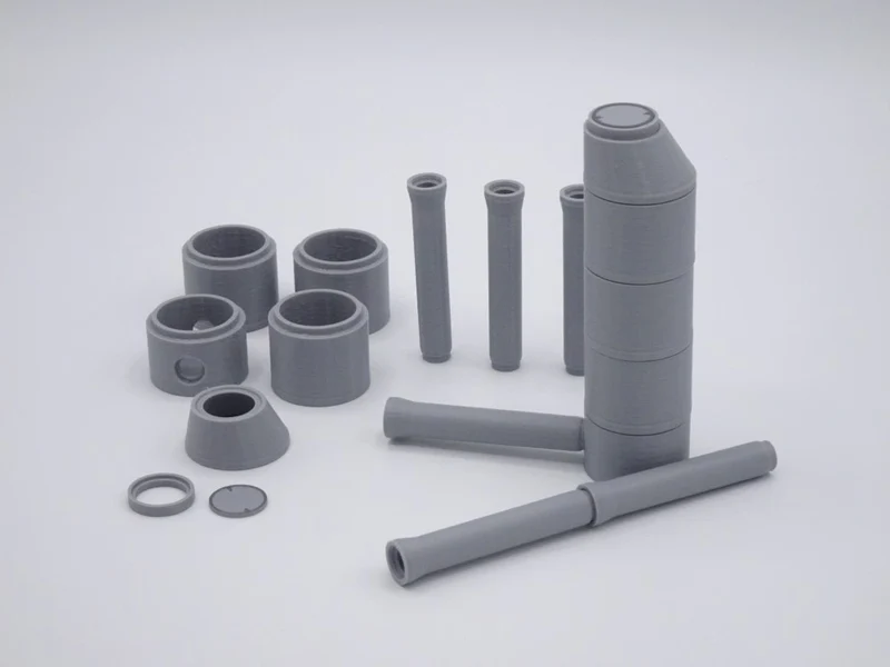 Set Betonrohre und Betonschächte -DN1000 DN300- Kanal - Maßstab 1:50