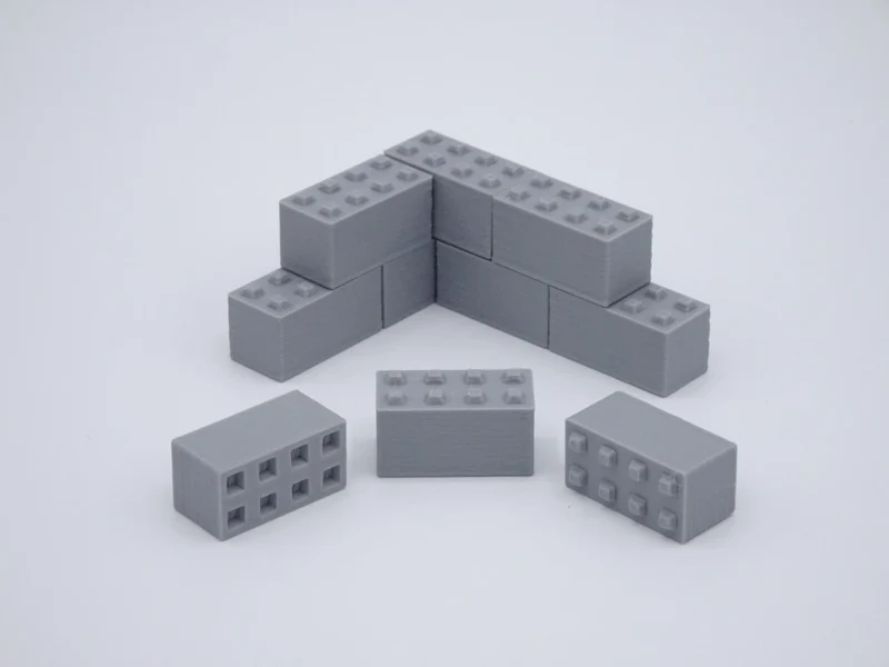 Betonblocksteine / Betonsteinbox - Maßstab 1:50 - 30 Stück