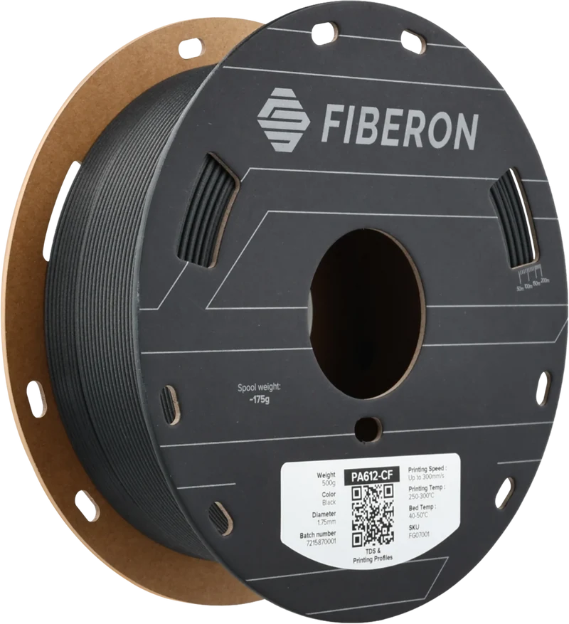 Polymaker Fiberon™ PA612-CF15 Schwarz 1,75 mm 500 g