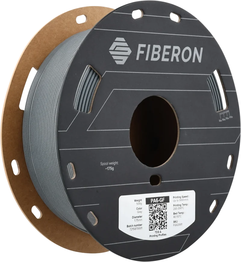 Polymaker Fiberon™ PA6-GF25 Grau 1,75 mm 500 g
