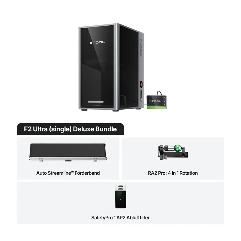Bundle: xTool F2 Ultra (single) Deluxe Bundle