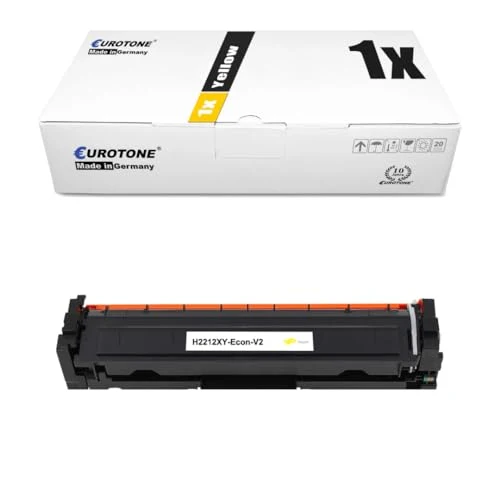 Eurotone compatible toner for HP W2212X – Yellow – for HP Color LaserJet Pro MFP M 283 cdw, HP Color LaserJet Pro M 255 dw