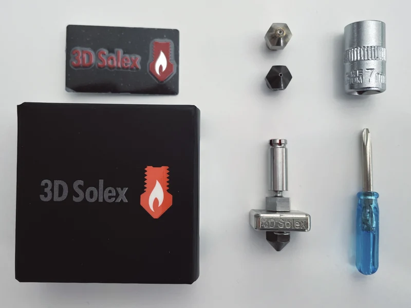 3D Solex Timeslicer Hotend Premium für Raise3D E2/Pro3 (0.40-0.60R-0.80)
