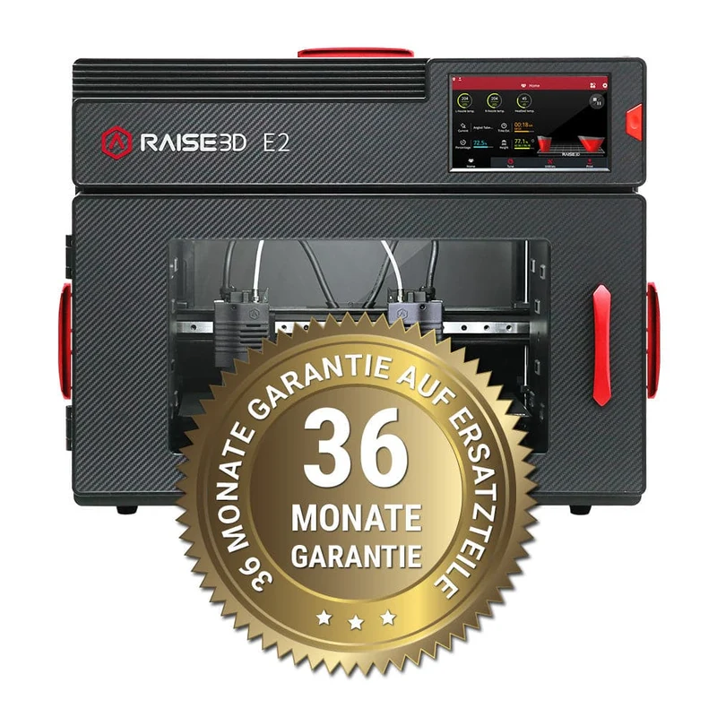 Garantieerweiterung auf 36 Monate für Raise3D E2 / E2 CF