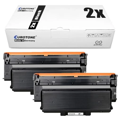 2x Eurotone toner cartridges compatible with HP W1331A – Black – for HP Laser 408 dn, HP Laser MFP 432 fdn