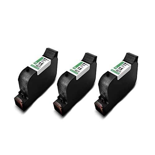 3 cartouches d'encre Eurotone compatibles avec HP 15XL – Noir – pour C6615DE, 916C