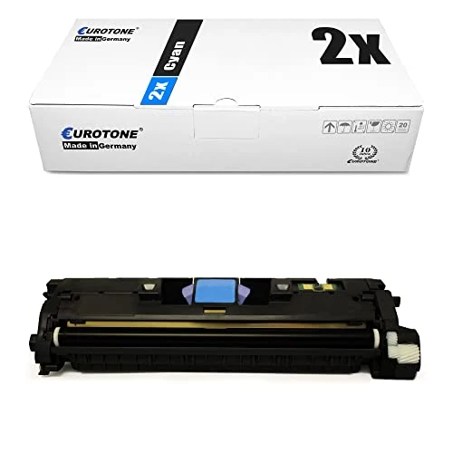2x Eurotone tonercartridges compatibel met HP Q3961A – Cyaan – voor HP Color LaserJet 2550, HP Color LaserJet 2550 L